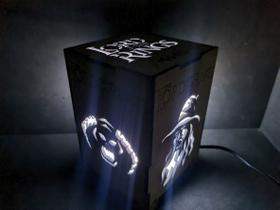 Luminária Led Cubo O Senhor Dos Anéis Gandalf Spotify Code