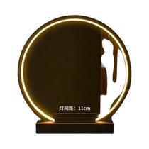 Luminária LED De Anel Com Luz Quente Para Mobile Suit De Anime, Suporte De Exibição Com Conector USB