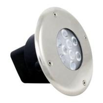 Luminária LED de Embutir Deck Inox 10W Bivolt 45 Branco Frio 6500K