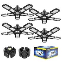Luminária LED de garagem Nexillumi 180W 36000LM 6000K, pacote com 4 Luminária LED de garagem Nexillumi 180W 36000LM 6000K, pacote com 4