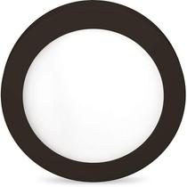 Luminária Led De Sobrepor 18w 6500k Redonda Preta