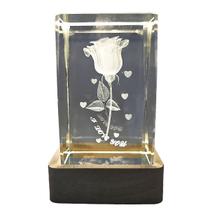 Luminária Led Decorativa Cristal Enfeite Mesa Casa Luxo Presentes Criativos Decoração