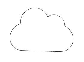 Luminária Led Decorativa Nuvem 35 X 2,5 X 51 Cm - Orb Luminária Led Decorativa Nuvem 35 X 2,5 X 51 Cm - Orb