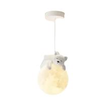 Luminária LED Em Forma De Urso Lunar Impressa Em 3D Para Quarto Infantil, Quarto De Casal, Luminária LED Em Forma De Urso Lunar Impressa Em 3D Para Quarto Infantil, Quarto De Casal,