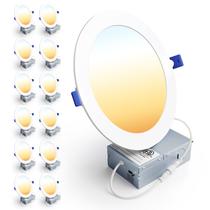Luminária LED Embutida Ensenior 17 cm 15 W 120 V - Pacote com 12 unidades Luminária LED Embutida Ensenior 17 cm 15 W 120 V - Pacote com 12 unidades