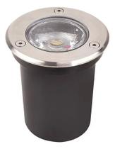 Luminaria led embutido de solo 3w 6000k 127/220v ip67 material: aluminio Luminaria led embutido de solo 3w 6000k 127/220v ip67 material: aluminio