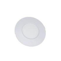 Luminária LED Embutir 3w Redonda Branco Quente 3000k Plafon