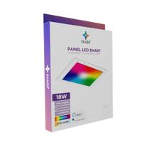 Luminária Led Embutir Inteligente Quadrado WI-FI 18W RGB+W