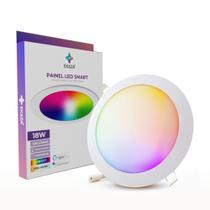 Luminária Led Embutir Inteligente Redondo WI-FI, 18W, RGB+W- EKAZA
