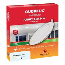 Luminaria LED Embutir Redonda 24 watts 2700k Branco Morno OUROLUX Luminaria LED Embutir Redonda 24 watts 2700k Branco Morno OUROLUX