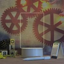 Luminaria Led Escrever De Caneta Lousa Quadro Mesa Anotacoes presente dia dos namorados