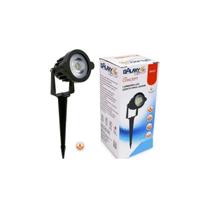 Luminaria LED Espeto p/ Jardim 5W 6500K Branco Frio Galaxy