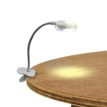 Luminária Led Flexivel Clip On Luz Leitura Com