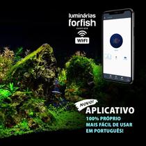 Luminária Led Forfish 40W Aquários Plantados De 50 A 92Cm