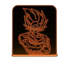 Luminaria LED - Goku