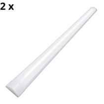 Luminária Led Linear Slim 36w Tubular 120cm 4000k ou 6500k sobrepor