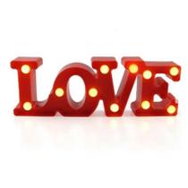 Luminária LED - Love - Vermelho - 01 UN - Artlille Luminária LED - Love - Vermelho - 01 UN - Artlille