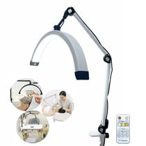 Luminária Led Lunar Estética Maquiagem Facial Cílios Meia Lua Ring Light