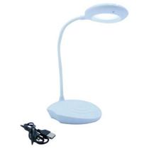 Luminária Led Mesa Leitura Touch Bateria Recarregável 360