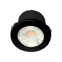 Luminaria LED Mini Embutir 3W 2700K (Branco Quente) Preto Bivolt IRC80 LM1457 Luminatti Luminaria LED Mini Embutir 3W 2700K (Branco Quente) Preto Bivolt IRC80 LM1457 Luminatti