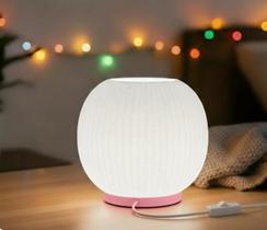 Luminária LED Moderna Design minimalista e sofisticado e Iluminação Suave Ideal como abajur de mesa, luminária decorativa ou luz de cabeceira