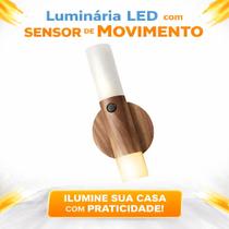 Luminária LED para Escadas com Sensor de Presença Recarregável Luminária LED para Escadas com Sensor de Presença Recarregável
