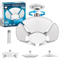 Luminária LED para Garagem Bell+Howell Socket Burst 3500 lm com 6 Painéis