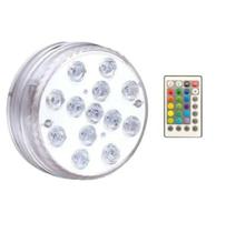 Luminária Led Para Piscina Luzes Coloridas Controle Remoto