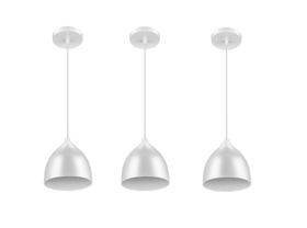 Luminária LED Pendente 9w 6500k Branco Elgin kit 3 pçs Luminária LED Pendente 9w 6500k Branco Elgin kit 3 pçs