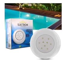 Luminária Led Piscina 990 Lúmens 6500k 125mm Branco Iluctron