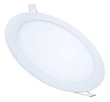 Luminária Led Plafon 18w Redonda Embutir Bivolt Teto Slim Branco Frio