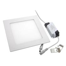 Luminária Led Plafon Embutir 6W Quadrada Branco Frio
