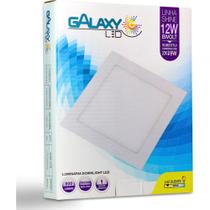 Luminaria Led Plafon Galaxy Embutir Quadrado 12W 3000K 16,7Cm 1898S Luminaria Led Plafon Galaxy Embutir Quadrado 12W 3000K 16,7Cm 1898S