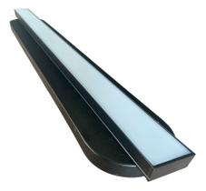 Luminária Led Plafon Minimalista Moderno Oval 20w Linear 50cm