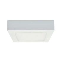 Luminária Led Plafon Slim Quadrada Sobrepor 24W 6.000K Branca Fria Bivolt Kian