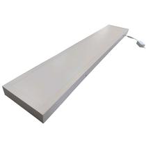 Luminária LED Plafon sobrepor EspaçoLux retangular luz branca 36W 6.500k 200x1243mm