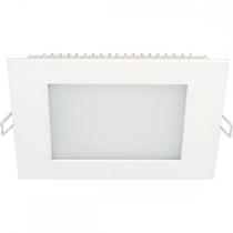 Luminaria Led Plafon Taschibra Embutir Quadrado 06W 3000K 12Cm