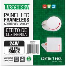 Luminaria Led Plafon Taschibra Frameless Borda Infinita Externo Redondo 24W 6500K 17Cm Luminaria Led Plafon Taschibra Frameless Borda Infinita Externo Redondo 24W 6500K 17Cm