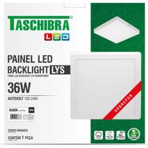Luminaria Led Plafon Taschibra Lys Externo Quadrado 36W 6500K 40Cm Luminaria Led Plafon Taschibra Lys Externo Quadrado 36W 6500K 40Cm