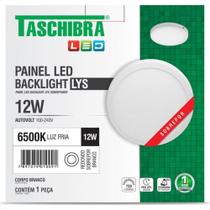 Luminaria Led Plafon Taschibra Lys Externo Redondo 12W 6500K 17Cm