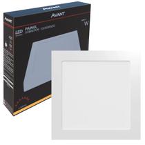 Luminaria Led poP 12W Sobrepor Quadrada 3000K Bivolt Avant