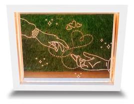 Luminária Led Porta Retrato Casal Presente Namorado Namorada