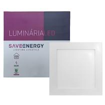 Luminaria Led Quadrada Embutir 40Cm 36W 2300Lm Saveenergy Luminaria Led Quadrada Embutir 40Cm 36W 2300Lm Saveenergy