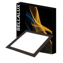 Luminaria Led Quadrada Embutir Preta 18W Bivolt Bellalux Luminaria Led Quadrada Embutir Preta 18W Bivolt Bellalux