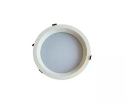 Luminária Led Recuado Redondo 21w 3000k Branco Quente Bivolt