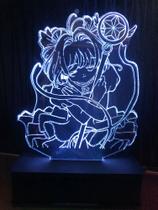 Luminaria Led, Sakura Card Captor 16 Cores, Decoração, Anime - Avelar Criações