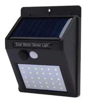 Luminária Led Sensor De Presença Energia Solar 30 Leds NF