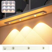 Luminária Led Sensor Presença Recarregável Spot Armário 40cm Luminária Led Sensor Presença Recarregável Spot Armário 40cm