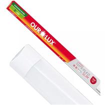 Luminaria LED SLIM Sobrepor 18 watts Comprimento 60cm 6500K Branco Frio OUROLUX