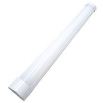 Luminária led slim tipo calha 36w 6500k 120cm - brilia